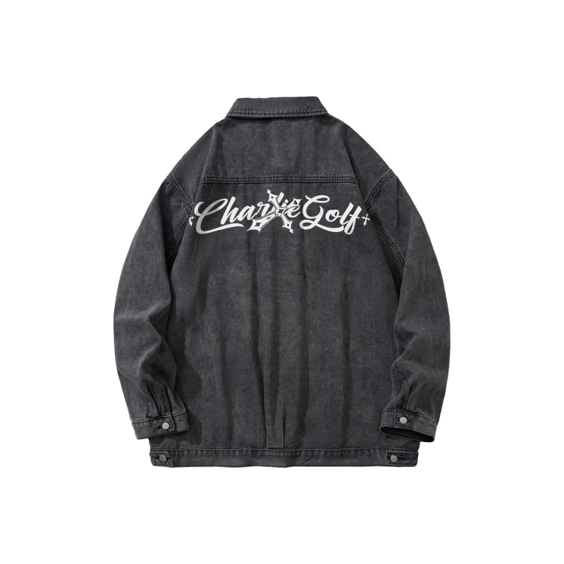 CHARLIE GOLF Denim Jacket Unisex-6