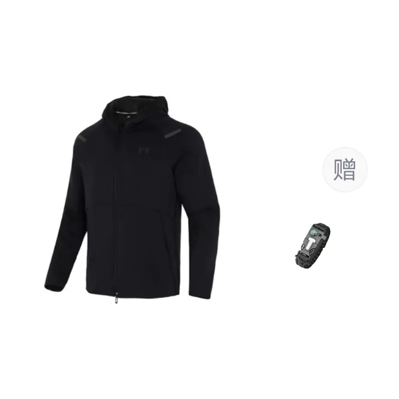 Under Armour Jackets Coats Men's Black Comes With Survival Wristbands-0