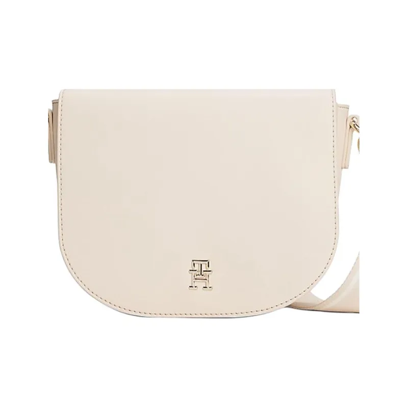 Tommy Hilfiger PU Saddle Bag, Crossbody Bag, Shoulder Bag Women's Sugarcane-3