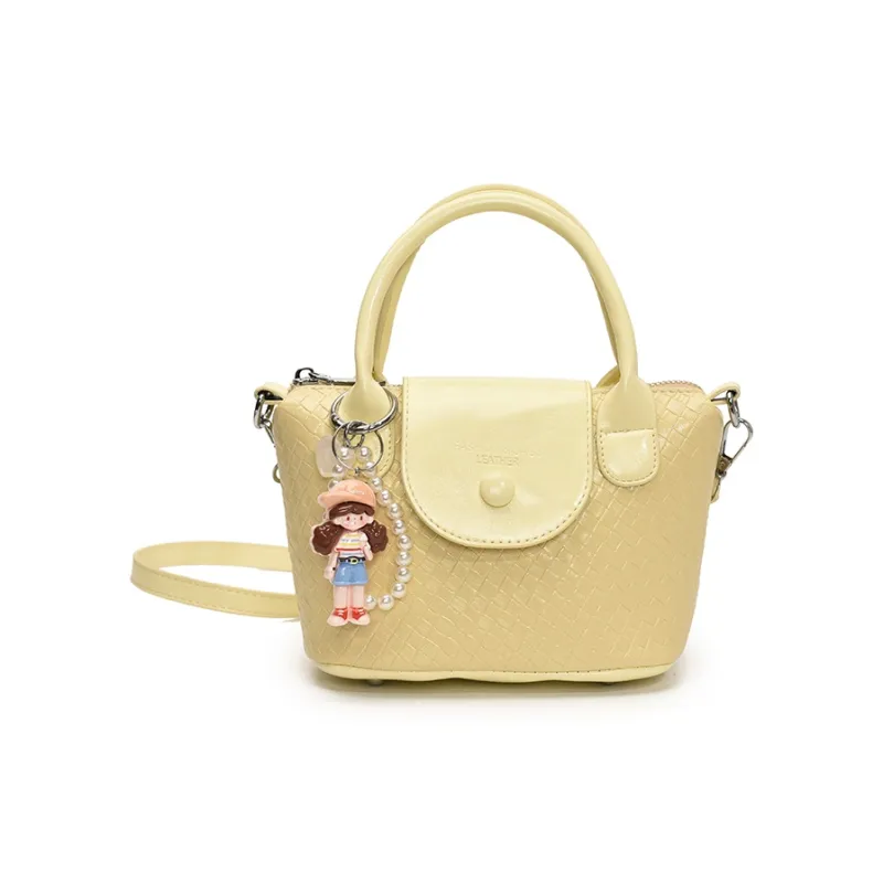 Yalu PU Handbag Regular Women's Light Blue/Yellow/Black/Silver/Ecru-8