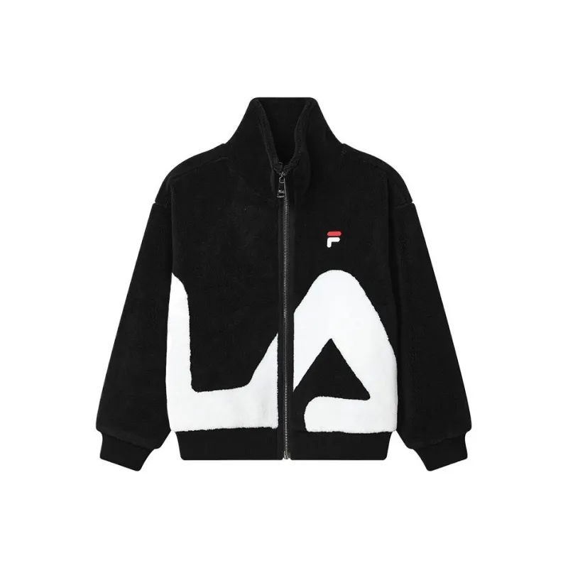 FILA Velvet Jackets Unisex Black-0