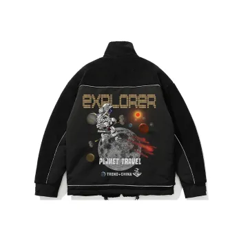 SANSYAS Velvet Jackets Unisex Black