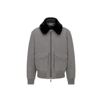 DIOR Jackets & Coats Men's Gray