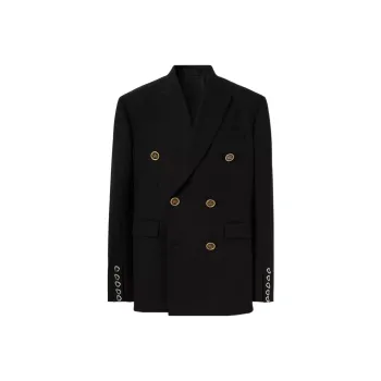Burberry Double Breasted Tailored Blazer