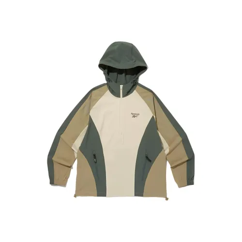 Reebok Jackets & Coats Unisex Beige/Green
