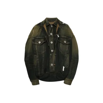 Maison Mihara Yasuhiro Layered Denim Jacket