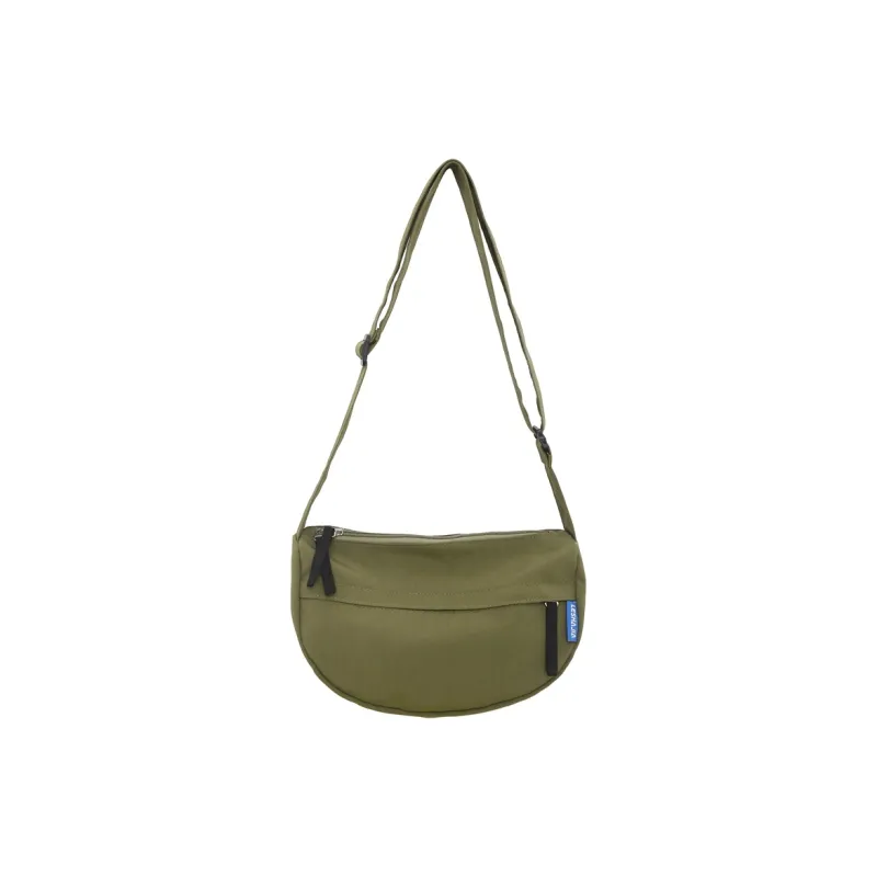 MOK Nylon Crossbody Bag Unisex White/Black/Orange Red/Lemon/Army Green-17