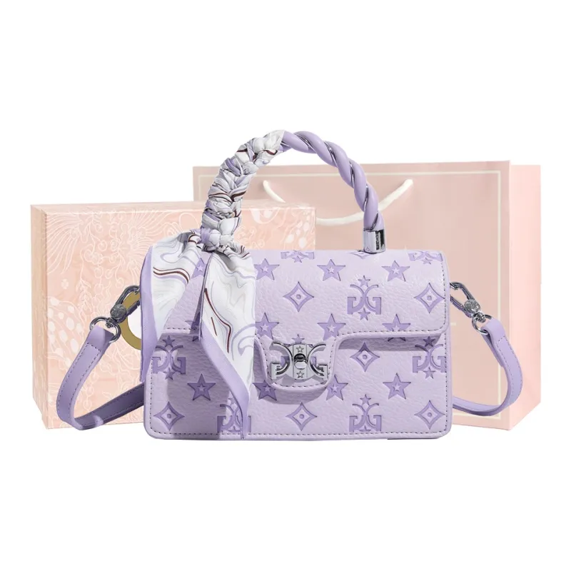 MISS GAIL Artificial Leather Shoulder Bag, Crossbody Bag, Handbag Regular Women's White/Pink-33
