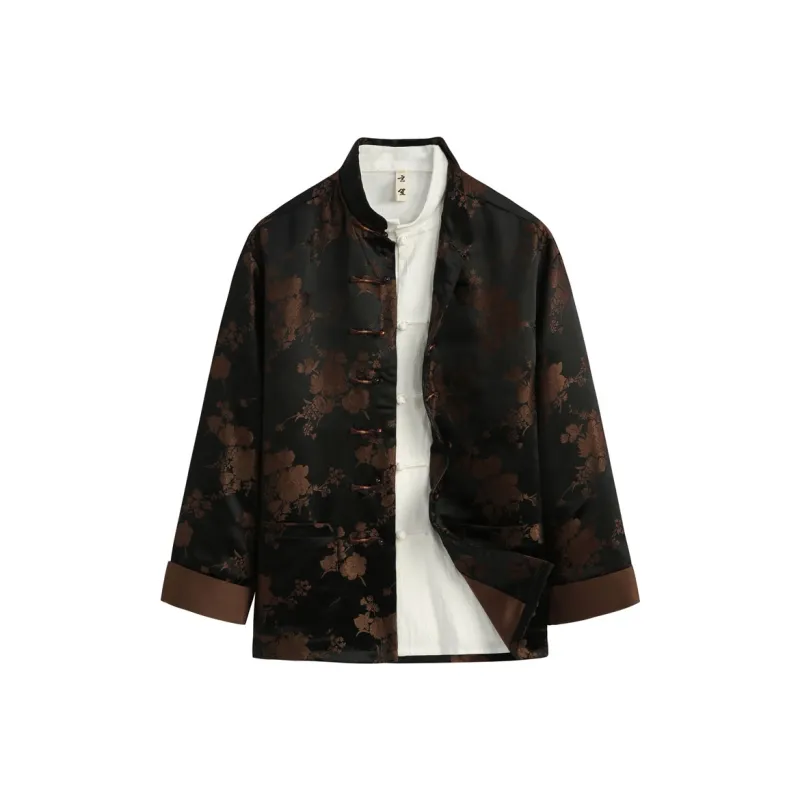 XUANSHENG Jackets Coats Men's Black-0