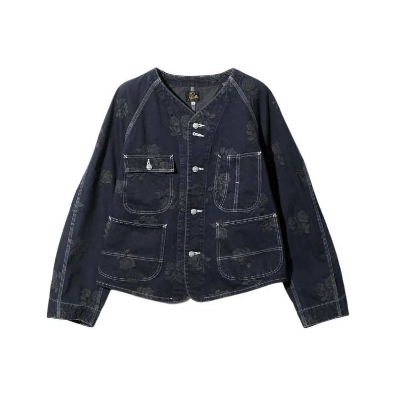 Needles Denim Jacket Unisex Blue-0