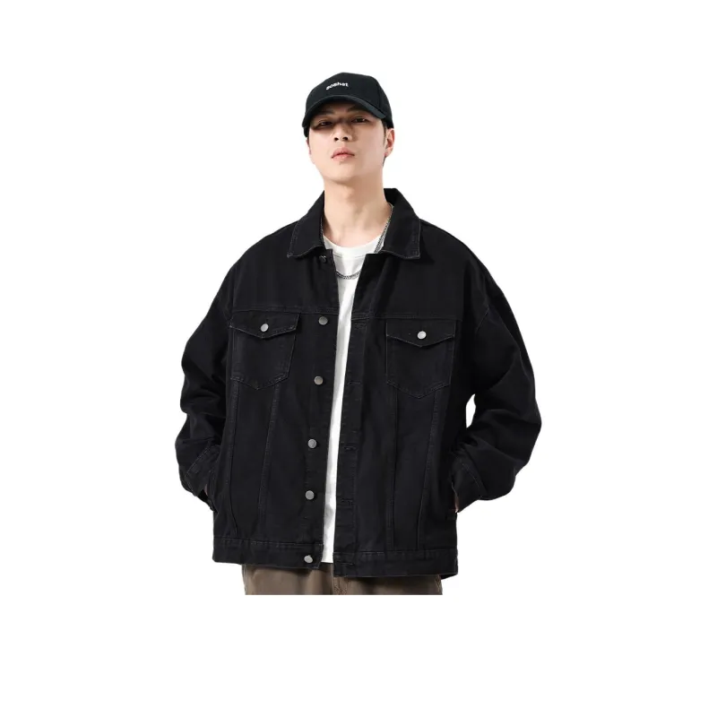 VALKOMM Denim Jacket Unisex Black-0