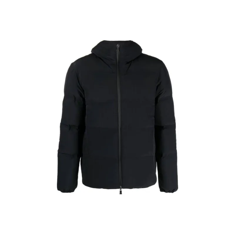 HERNO Zip Up Hooded Down Jacket-0