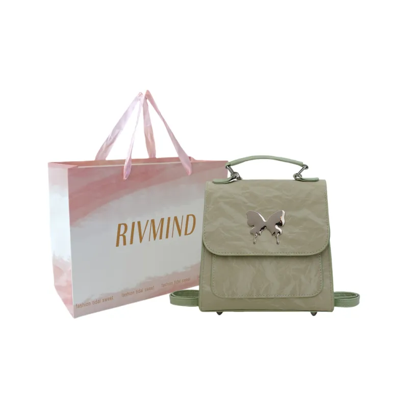 RIVMIND PU Double Shoulder, One Shoulder Handbag Regular Women's White/Black/Green/Blue/Pink/Silver Gray-6