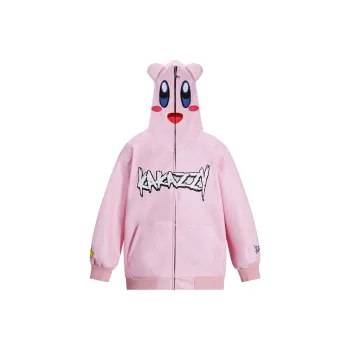 KAKAZZY Spring And Autumn Jackets Coats Unisex Pink