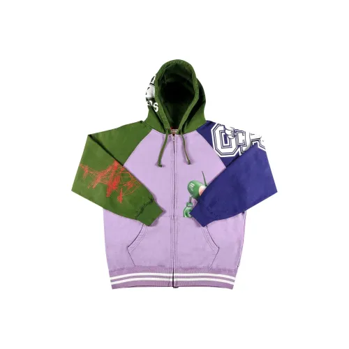Supreme Junya Watanabe Cdg Man Zip Up Hooded Sweatshirt