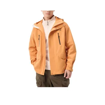 OUTDOOR PRODUCTS Waterproof, Windproof, UV Protection, Breathable, Thermal Windbreaker Jacket Men's Oak Orange