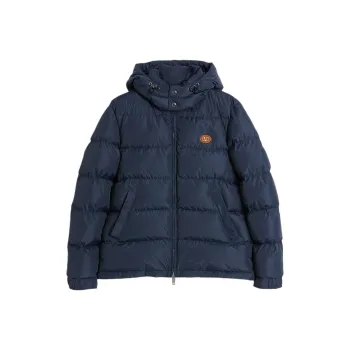 Valentino Zip Up Hooded Down Jacket