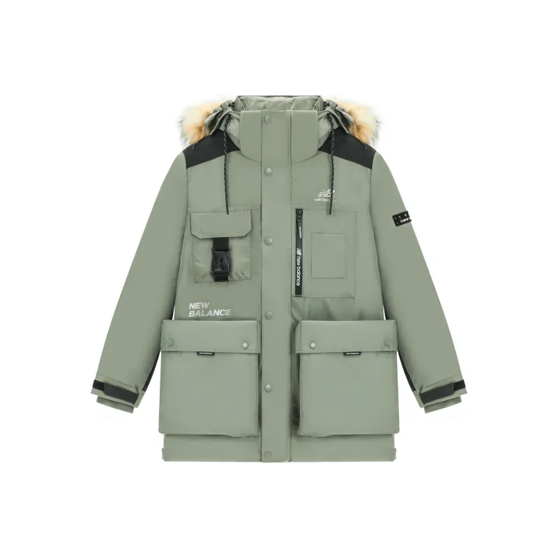 New Balance Down Jacket Men's Dark Olive Green-0