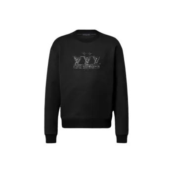 LOUIS VUITTON Embellished Signature Patch Sweatshirt