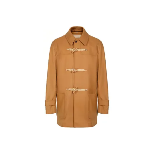 Burberry Coats Men Khaki