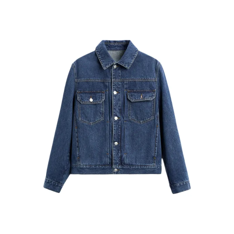ZARA Denim Jacket Men's Medium Blue-0