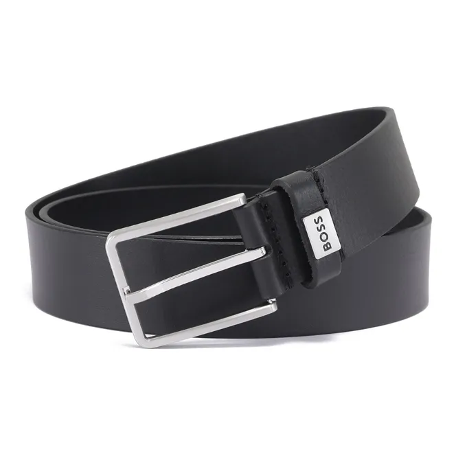 HUGO BOSS Leather Logo Keeper Belt-2