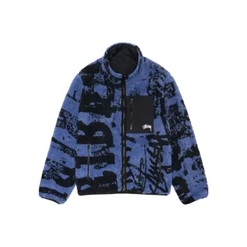 Stussy Sherpa Reversible Stamp Jacket