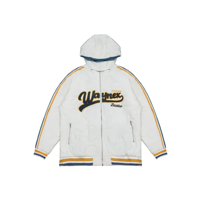 WAYNEXZAVIER Puffer Jackets Men White-0