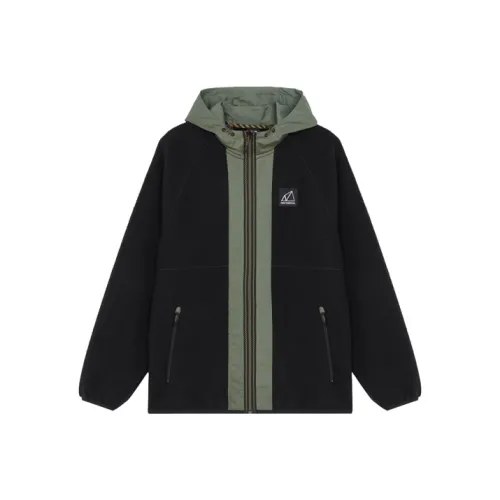 New Balance Velvet Jackets Men Black