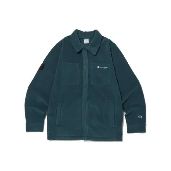 Champion Jackets Men Emerald Green Blue