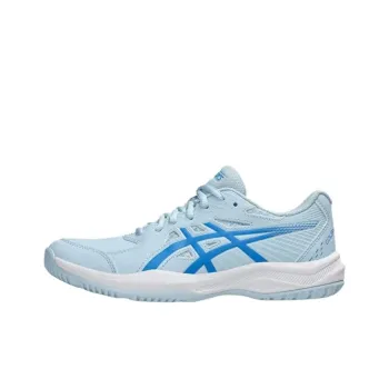 Asics COURT SLIDE 4 Anti Slip Wear Resistant Low Top Tennis Shoes Women's Blue
