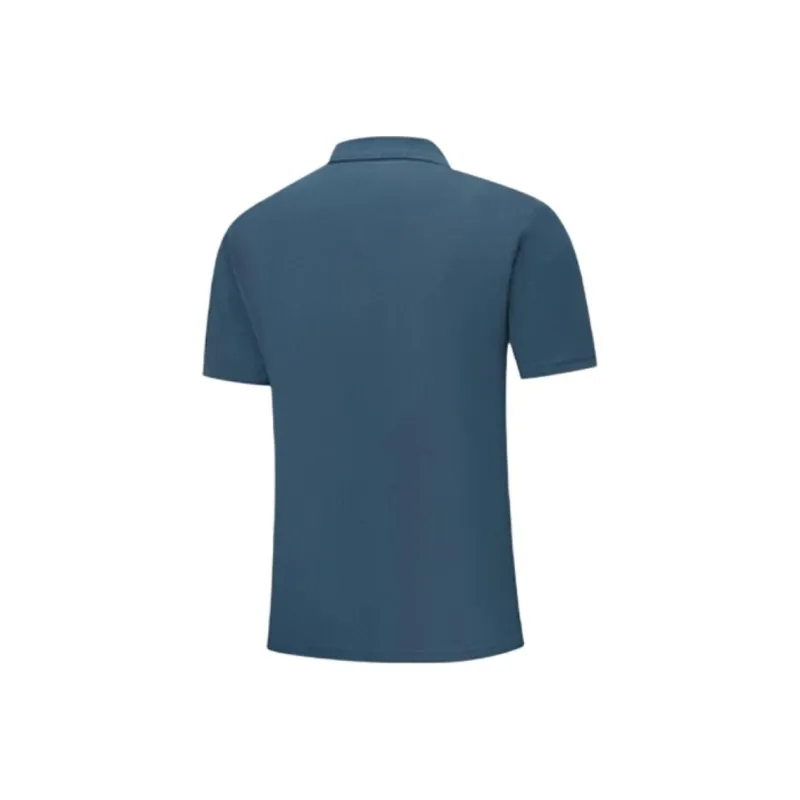 XTEP Variety Training Collection Polo Shirt Men's Deep Valley Blue-1