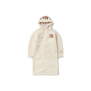 MLB DUMBLE FLEECE New York Yankees Velvet Jackets Unisex Cream