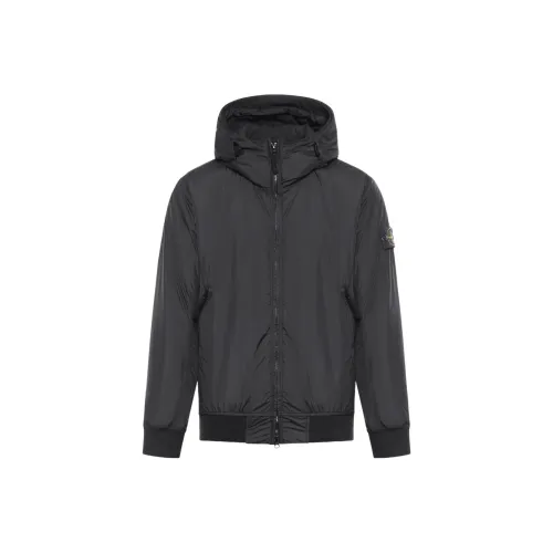 STONE ISLAND Zip Up Hooded Jacket