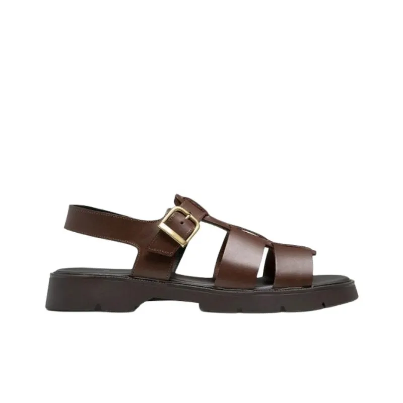 KLEMAN CLEON MANUFACTURE BALLAST VGT Roman Sandals 3cm Women's Brown-1