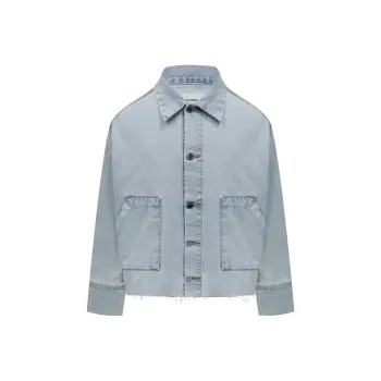 Askyurself Denim Jacket Unisex Washed Blue