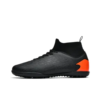 QIUTEXIONG FG Rubber Long Studs TF Rubber Broken Studs Soft Ground Firm Ground Non slip Lightweight Soccer Shoes Unisex