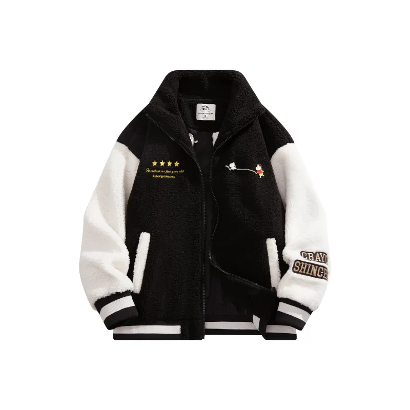 Crayon Shinchan Velvet feel Coat Unisex-5