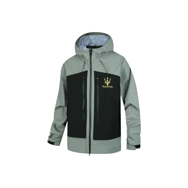 Maserati Jackets Unisex Light Nian Green/Marine Black-0