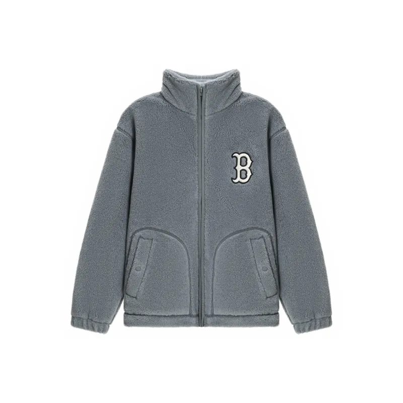 MLB Velvet Jackets Unisex Gray-0
