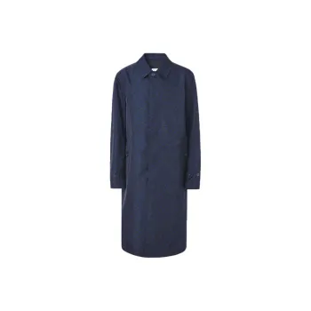 Burberry Coats Men's Deep Royal Blue