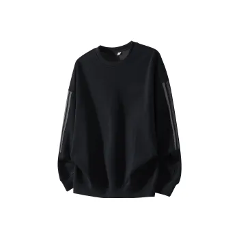 WISOZZ Sweatshirts Unisex Black