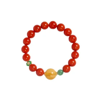 Xifeng Building Southern Red Agate Bracelets Unisex