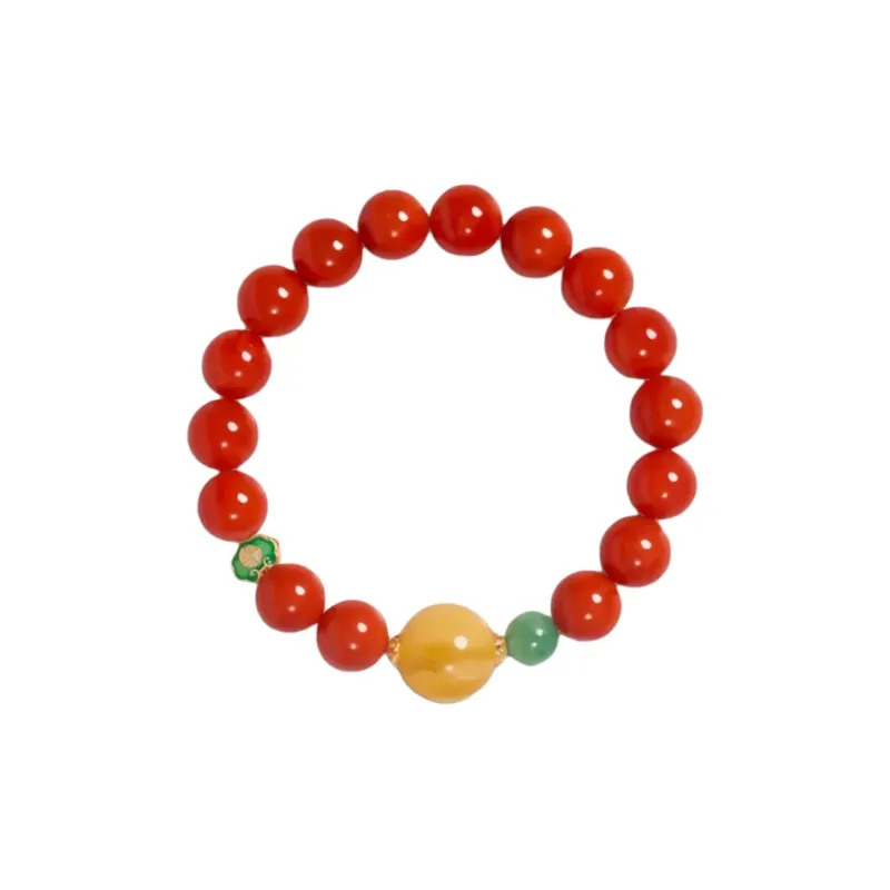 Xifeng Building Southern Red Agate Bracelets Unisex-0