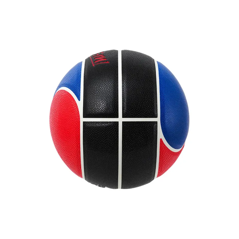 Kuangmi PU Basketball Red Blue Size 7 Ball Street Unisex-3