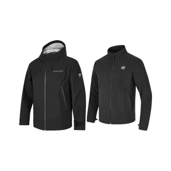 Skechers Water Resistant Windproof Warm Water Repellent Windbreaker Jacket Men's Carbon Black