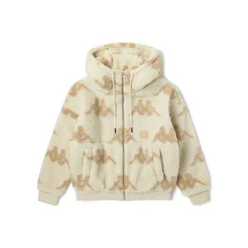 Kappa Puffer Jacket Unisex Polar White