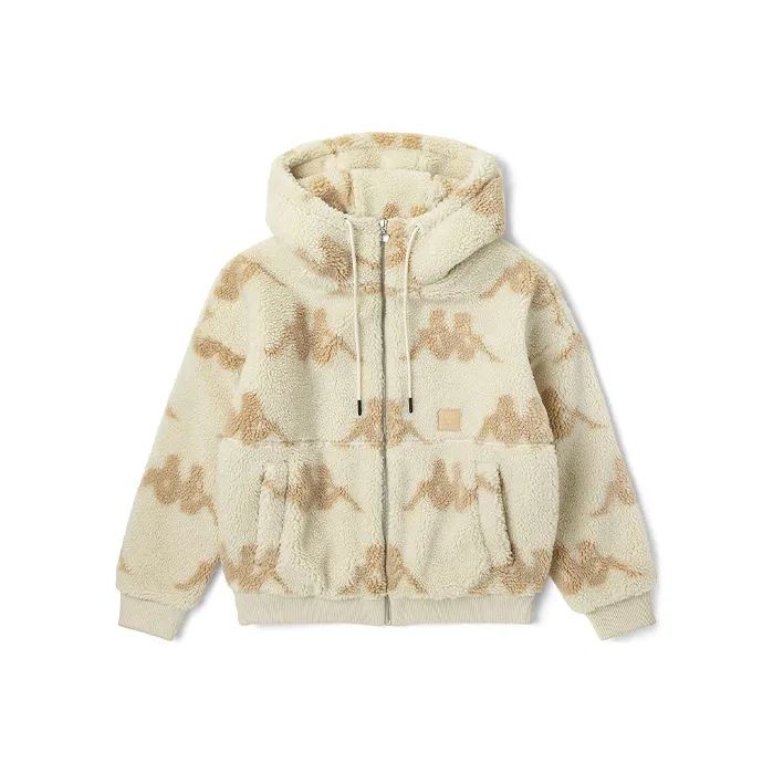 Kappa Puffer Jacket Unisex Polar White-0