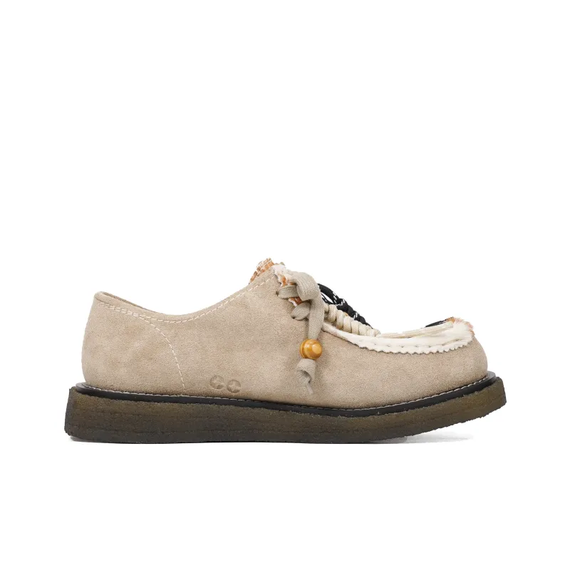 CROOKED CARD Cushioning, Abrasion Resistant, Slip Resistant Low Top Casual Shoes Unisex Apricot-1
