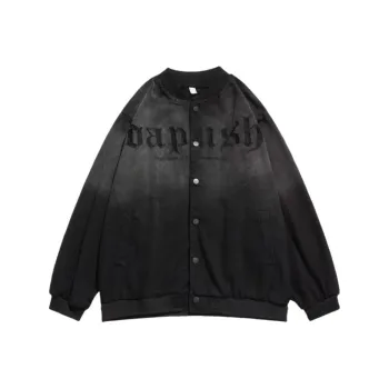 TESTUNG Denim Jacket Unisex Black